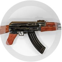                           Animación 3D Rifle AK47 
